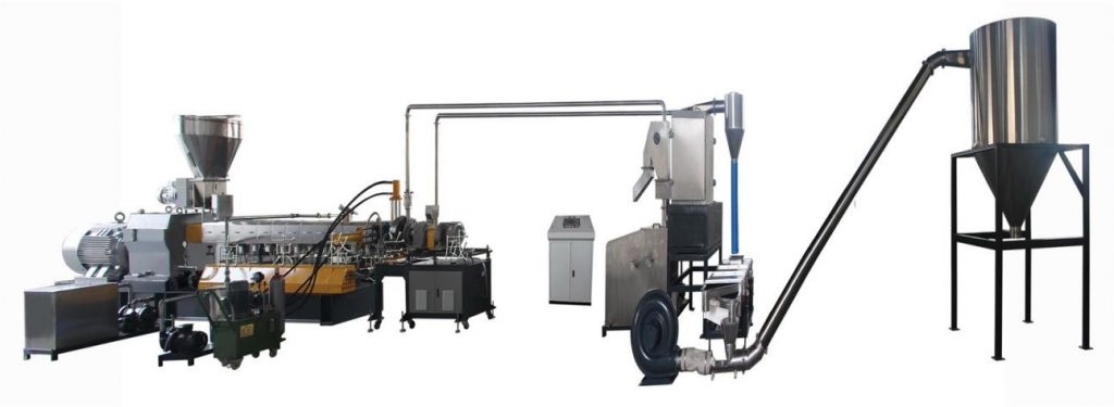  Twin screw extruder machine