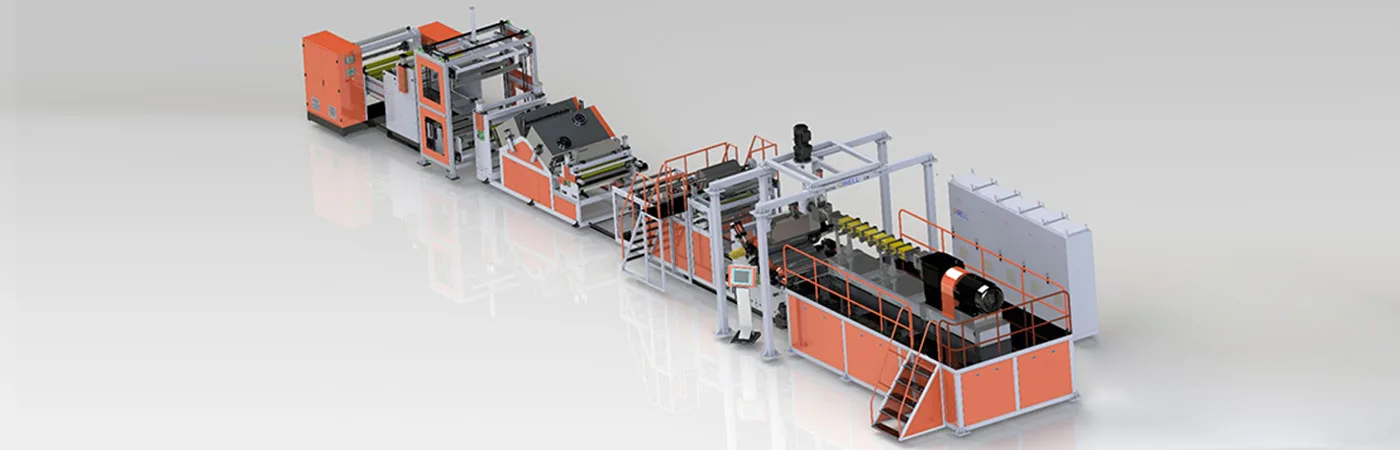 Non crystallization dry PET or PLA Sheet Extrusion Production Line jpg