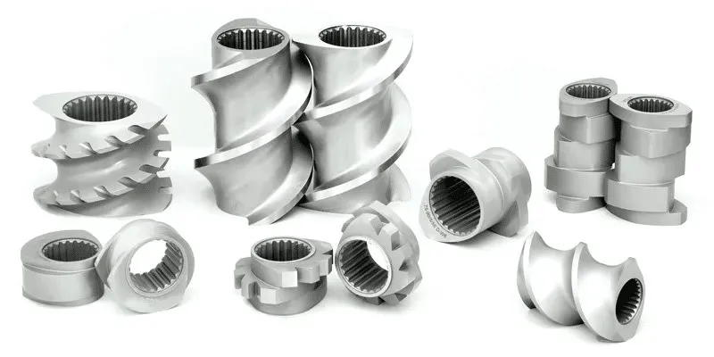 Screw Elements of Granuwel Twin-Screw Extruders